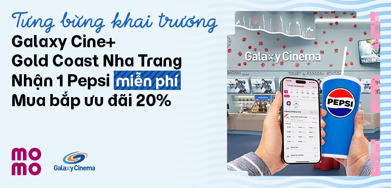 Ưu đãi Pepsi miễn phí tại Galaxy Drive